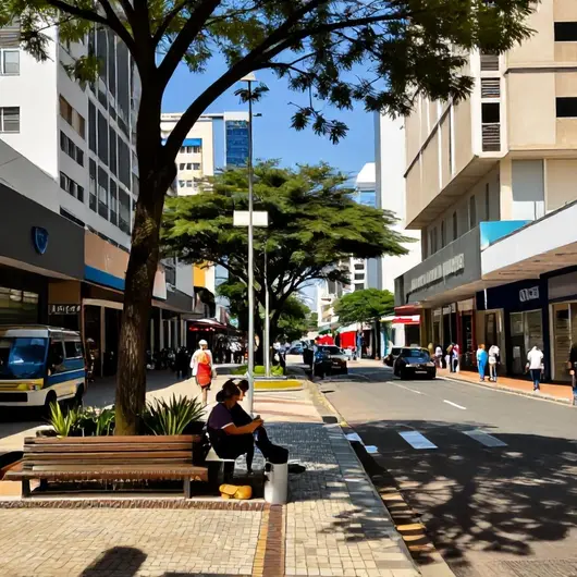 Calçadões do Centro comercial de Aracaju