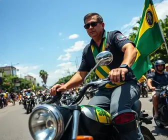 Flávio Bolsonaro motocarreata Aracaju